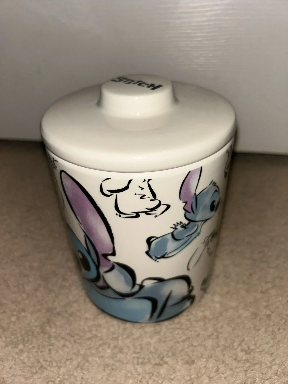 Disney Stitch Cookie Jar/Canister